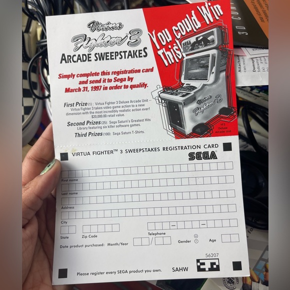 SOLD-1996 SEGA Saturn With Original Box tested and Working - Picture 16 of 16